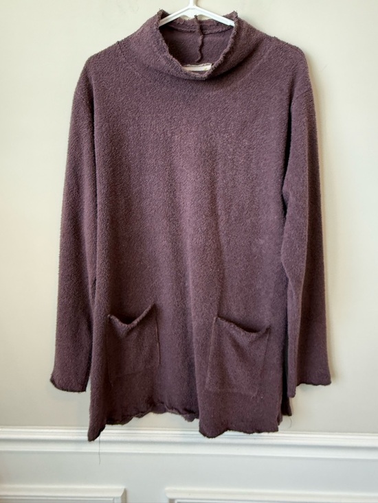 Spirtex Sweaters - Spiritex Cowl-Neck Tunic Sweater in Dusty Plum size medium women’s loungewear